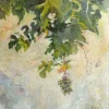 Oil painting city scape in Crete - GRAPES OF CRETE