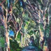 Oil painting Cretan landscape - SOMEWHERE IN CRETE. APOSTOLOI.
