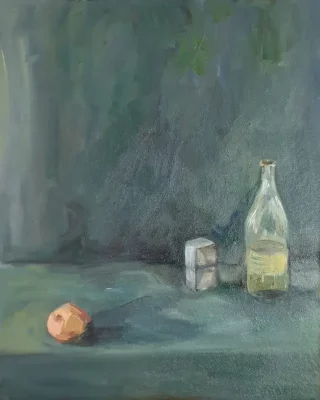 Still life oil painting - HANGOVER