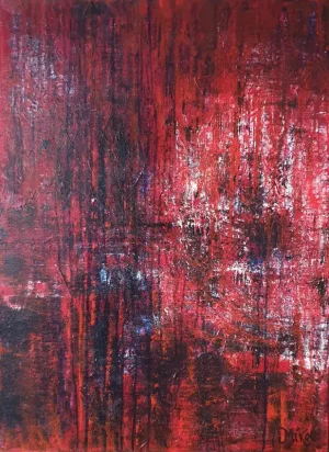Modern acrylic abstract painting - VYTIS