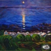 Copy of Munch's Still Life -Summer Night by the Beach - MUNCH