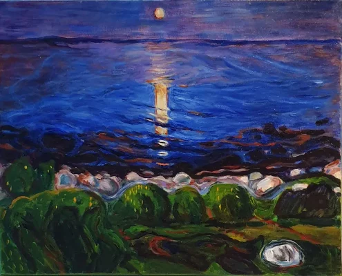 Copy of Munch's Still Life -Summer Night by the Beach - MUNCH