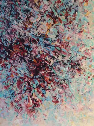 Modern acrylic abstract painting - EISWEIN