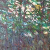 Landscape painting in oil - PINE TREES web